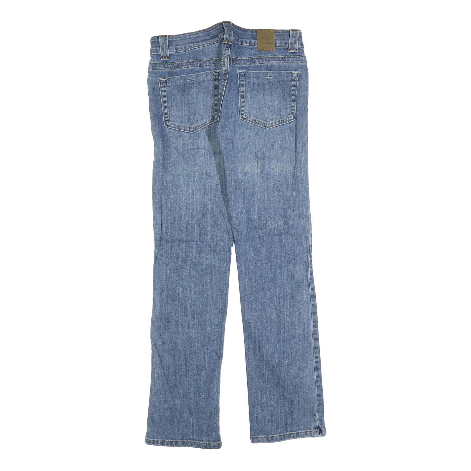 DKNY Womens Jeans Blue Slim Straight Denim Medium W28 L30 Stylish Casual