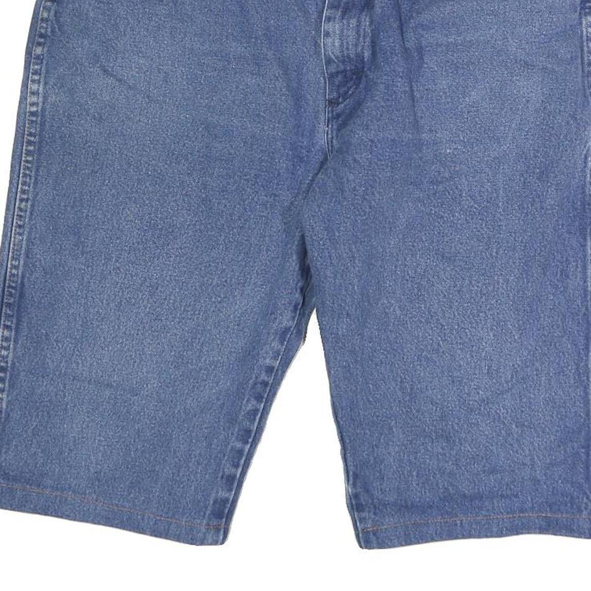 WRANGLER Mens Denim Blue Shorts L W36 Classic Casual Cotton Summer