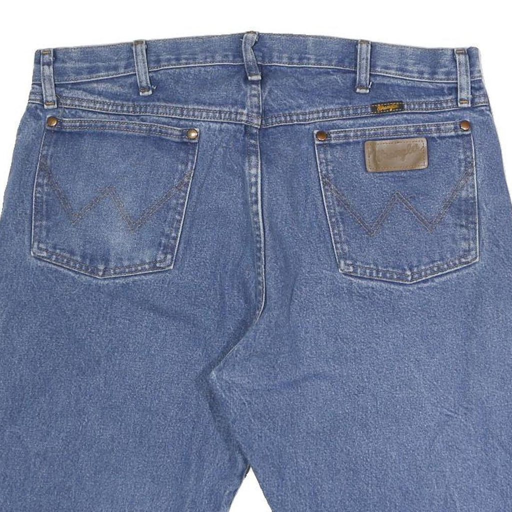 WRANGLER Mens Denim Blue Shorts L W36 Classic Casual Cotton Summer
