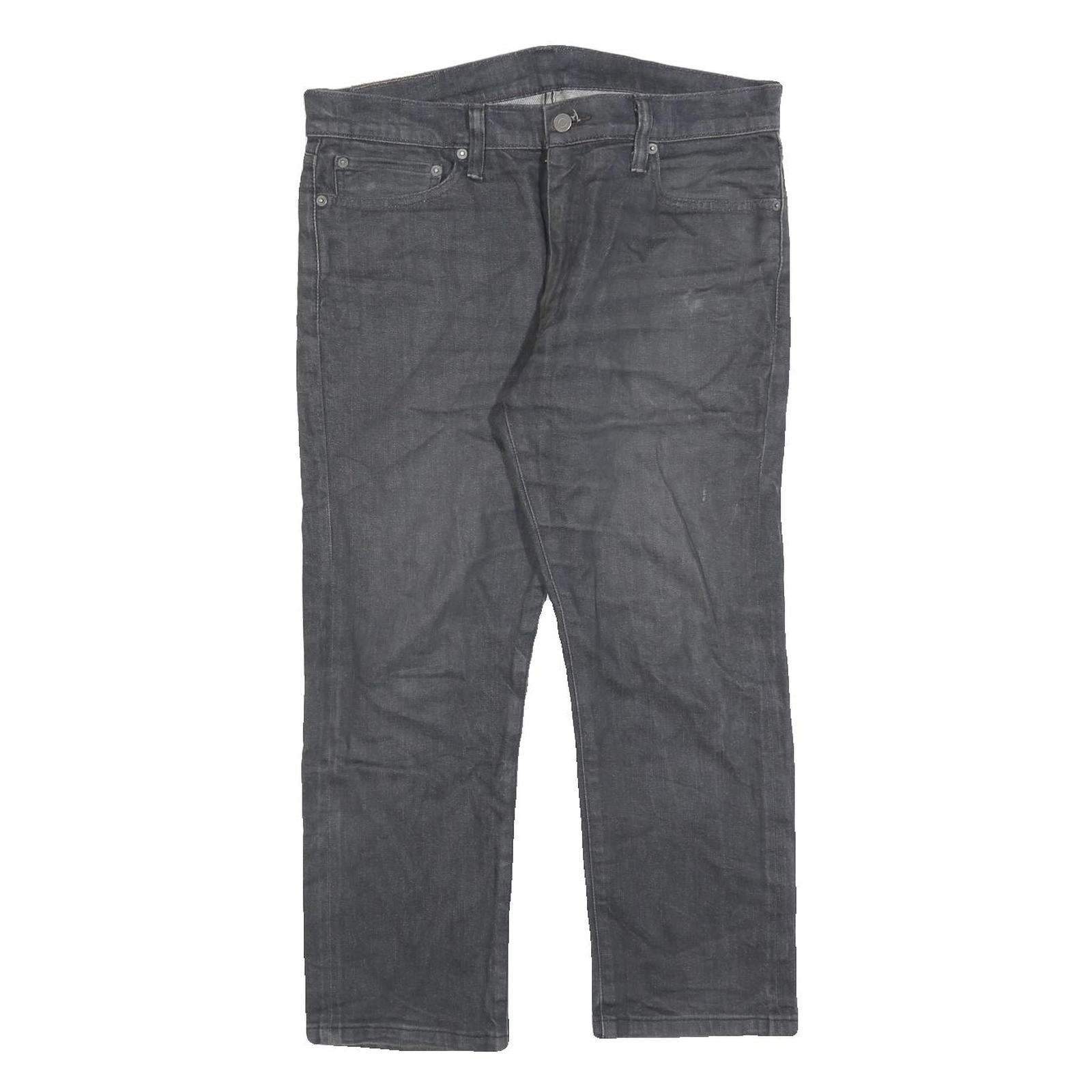 LEVI'S 504 Mens Jeans Blue Regular Straight Denim Medium W34 L25 Classic Casual