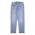 LEVI'S 501 BIG E Womens Jeans Blue Regular Straight Denim Light W26 L26 Classic