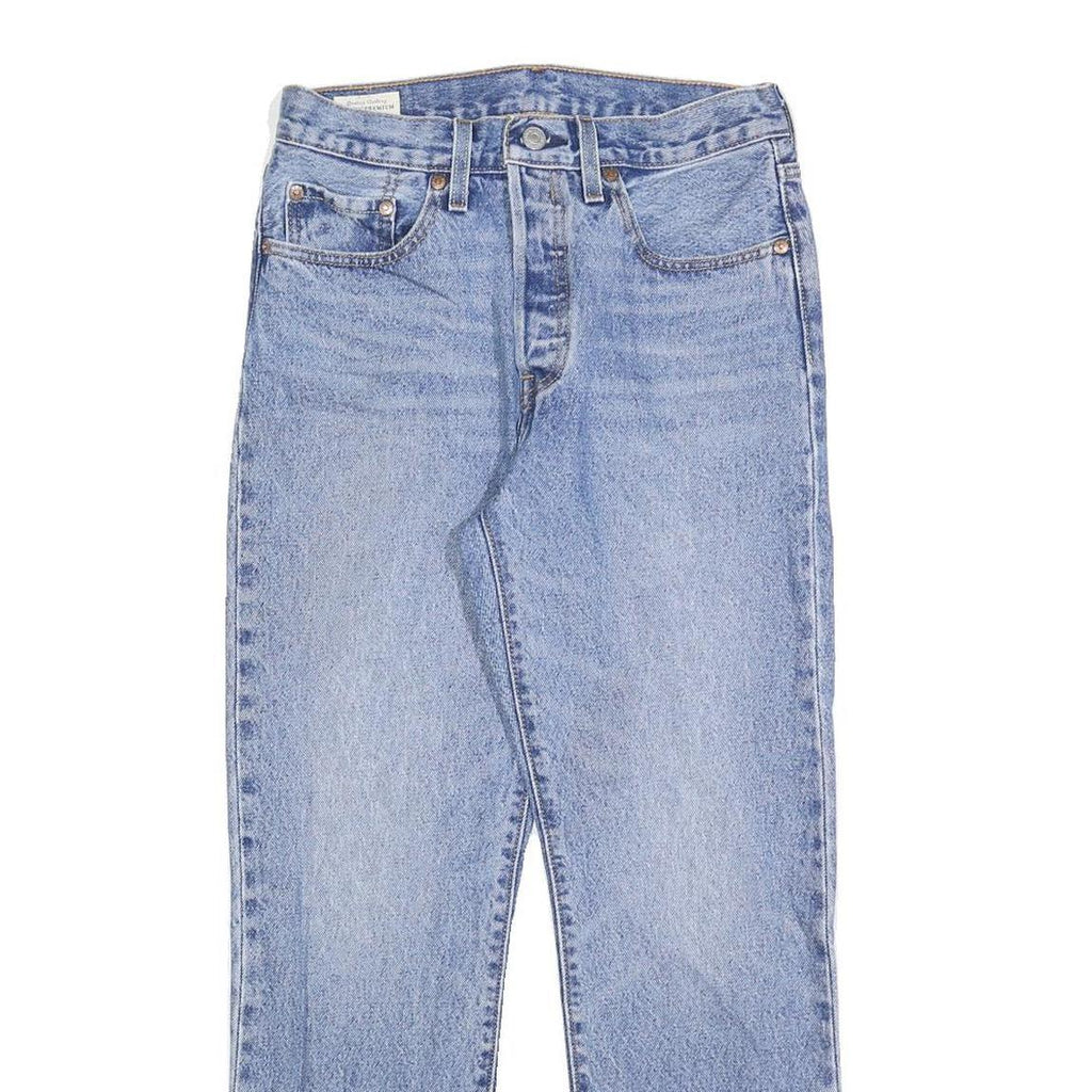 LEVI'S 501 BIG E Womens Jeans Blue Regular Straight Denim Light W26 L26 Classic