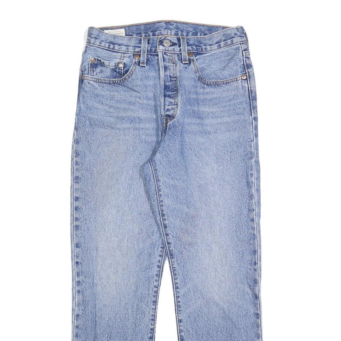 LEVI'S 501 BIG E Womens Jeans Blue Regular Straight Denim Light W26 L26 Classic