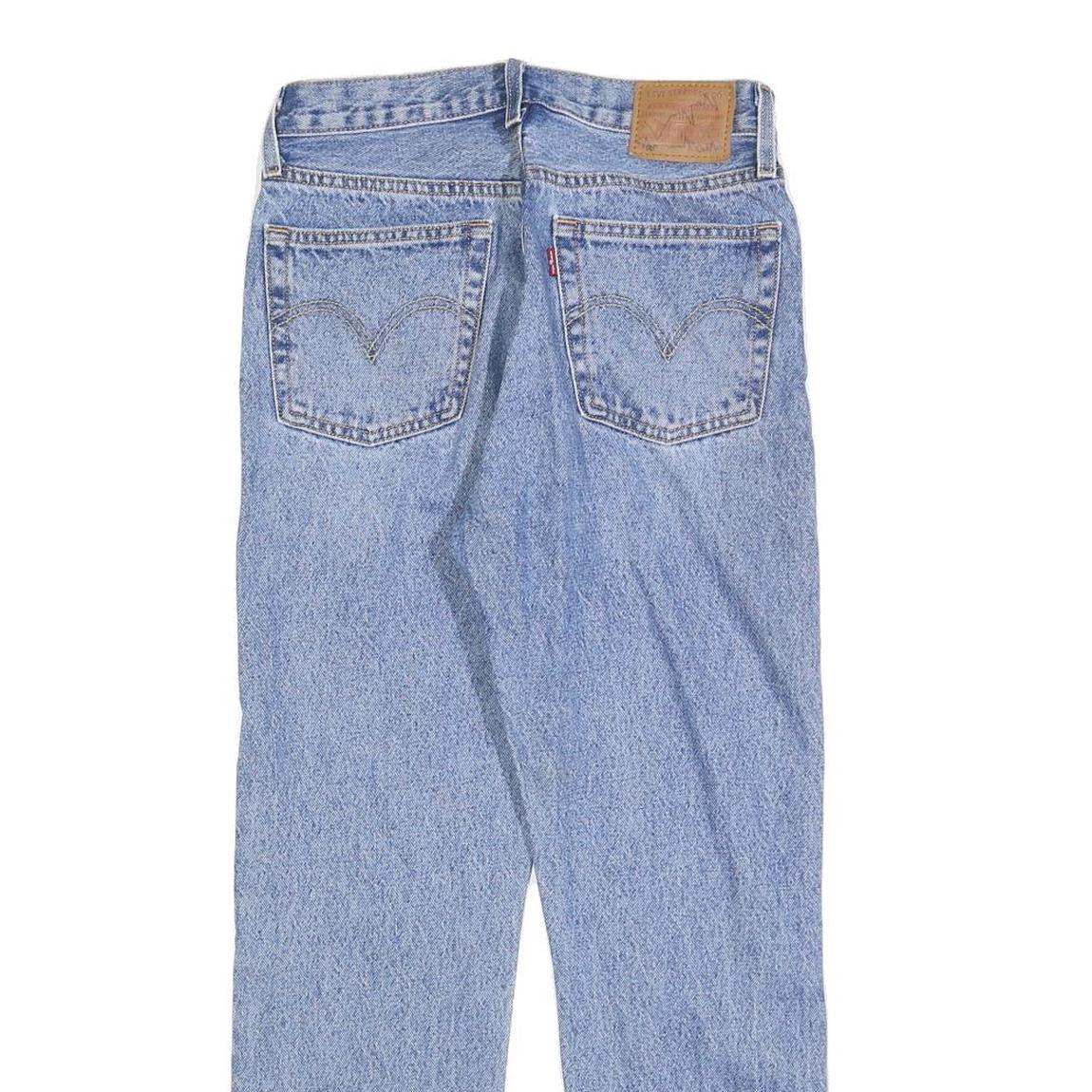 LEVI'S 501 BIG E Womens Jeans Blue Regular Straight Denim Light W26 L26 Classic