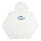 JERZEES Mens White San Jose Cagers Basketball Hoodie L Cotton Pullover Casual
