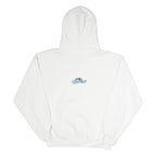 JERZEES Mens White San Jose Cagers Basketball Hoodie L Cotton Pullover Casual