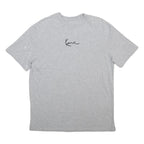 KARL KANI Mens Grey S Graphic T-Shirt Short Sleeve Crew Neck Cotton Blend