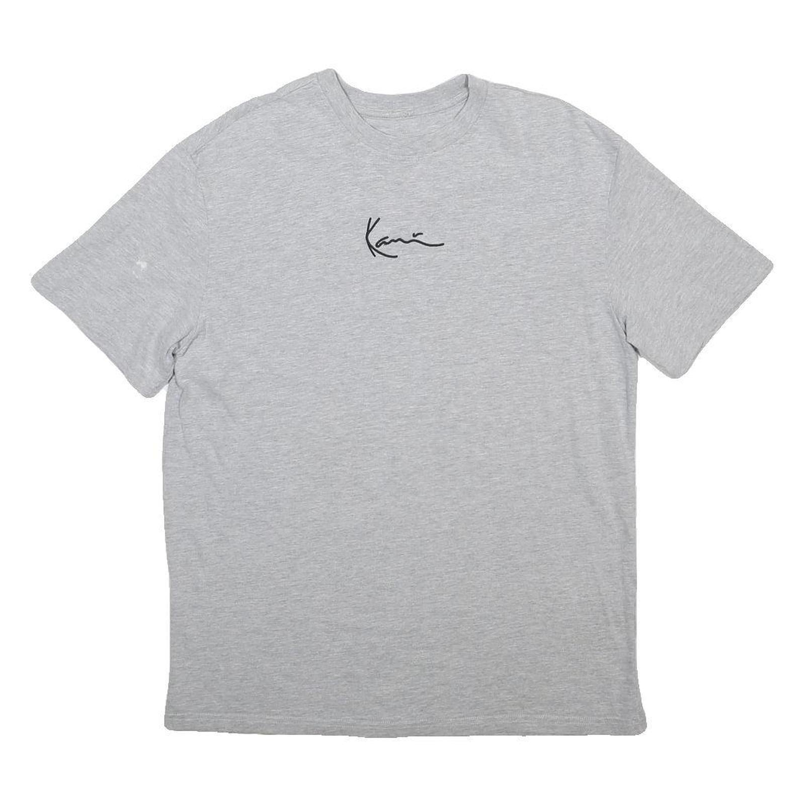 KARL KANI Mens Grey S Graphic T-Shirt Short Sleeve Crew Neck Cotton Blend