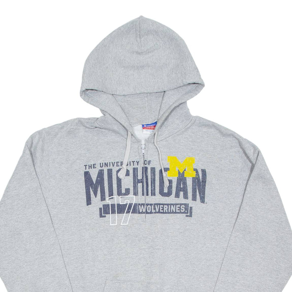 CHAMPION Mens Grey Hoodie USA L