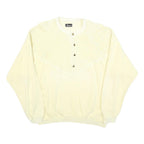 DRIVER Womens Cream Sweatshirt Crew Neck M Cotton Blend Pullover