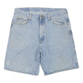 WRANGLER Womens Shorts Blue Casual Denim M W34 Cotton Blend Comfortable Style