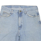 WRANGLER Womens Shorts Blue Casual Denim M W34 Cotton Blend Comfortable Style