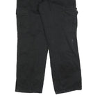 WRANGLER Mens Regular Black Cargo Trousers W32 L32 Cotton Blend Zip Pockets
