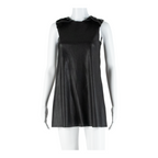UNITED COLORS OF BENETTON Womens Shift Dress Black Sleeveless Knee Length S