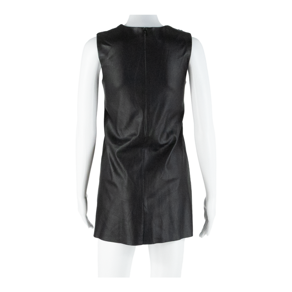 UNITED COLORS OF BENETTON Womens Shift Dress Black Sleeveless Knee Length S