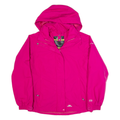 TRESPASS Womens Rain Jacket Pink Hooded XS