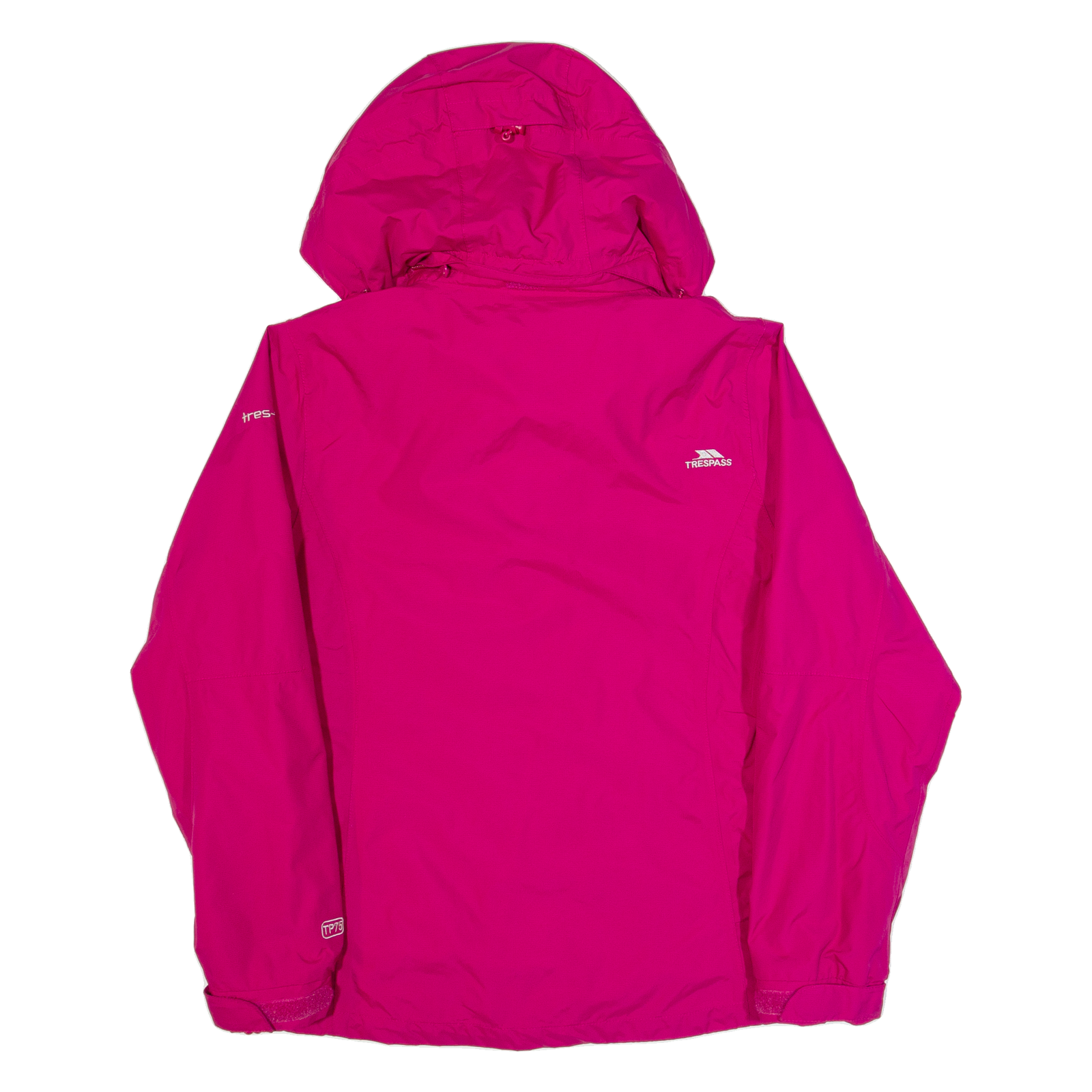 TRESPASS Womens Rain Jacket Pink Hooded XS