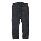 DIESEL Womens Slim Fit Blue Denim Jeans W33 L26 Zip Cotton Blend Plain