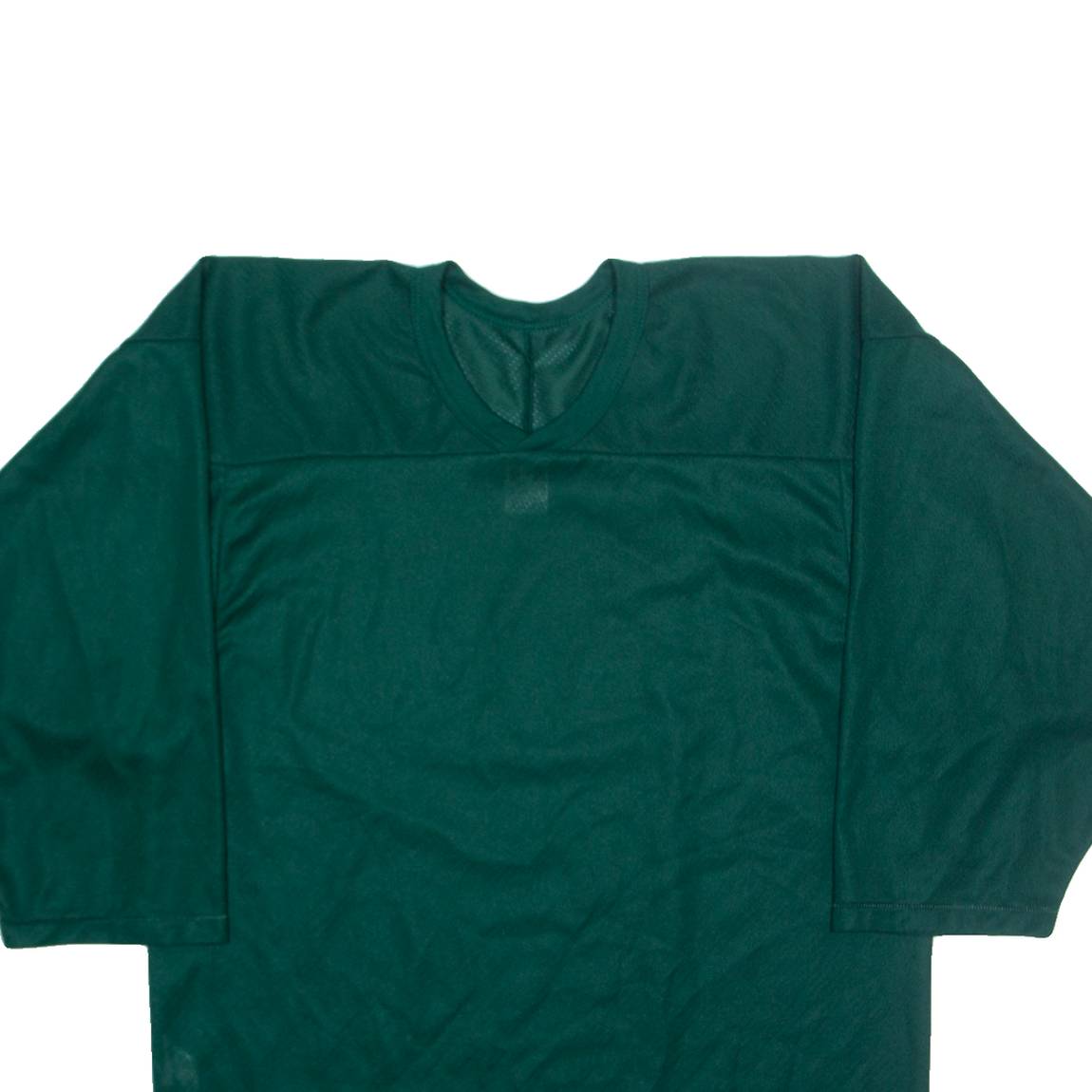 Canada Ice Hockey Mens Jersey Green Long Sleeve V-Neck M