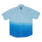DICKIES Mens Shirt Blue Check L