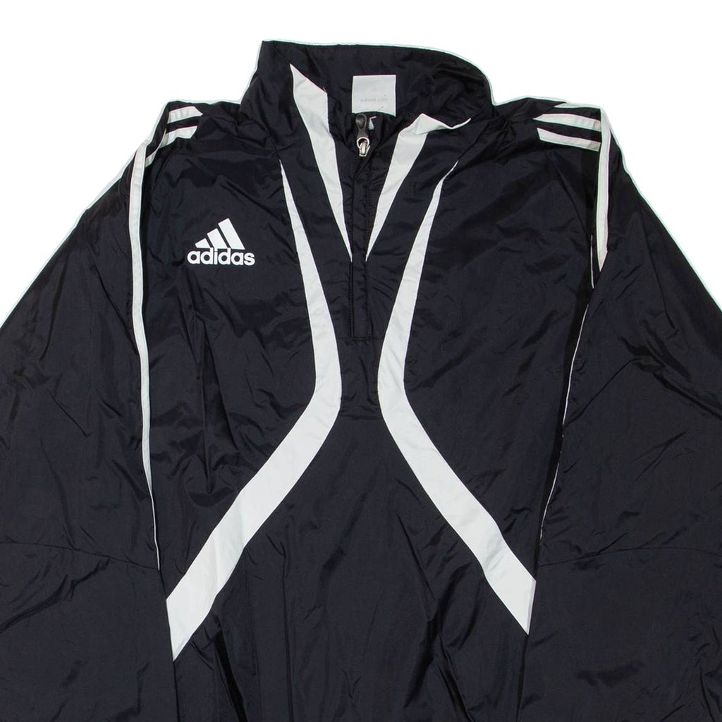 ADIDAS Mens Pullover Jacket Black L
