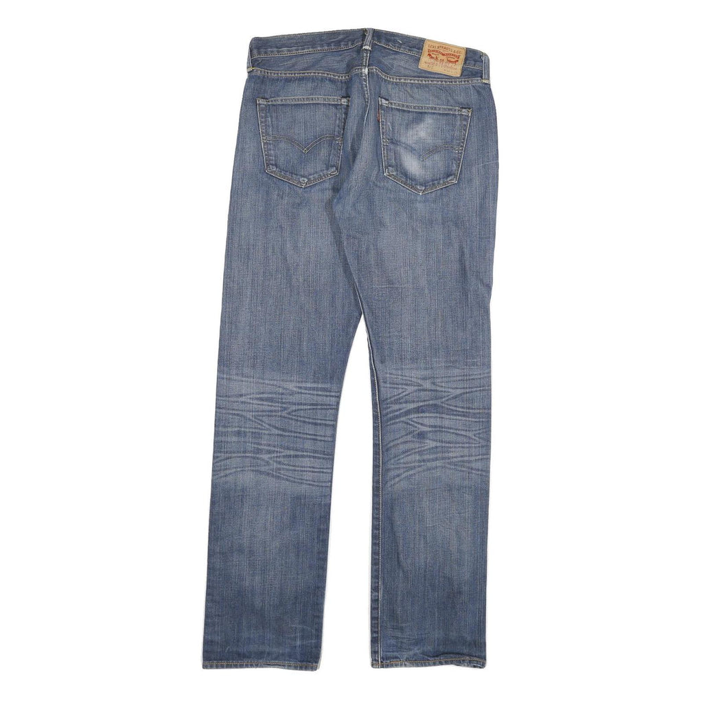 LEVI'S Mens Regular Blue Jeans Denim Medium W32 L34 Classic Button Fly