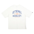 VANS Mens White Off The Wall Original Dept. Graphic T-Shirt M Short Sleeve Crew