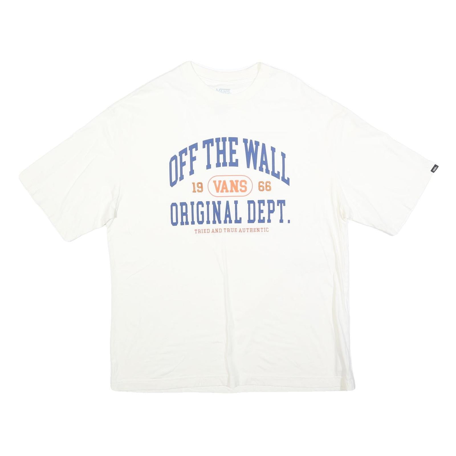 VANS Mens White Off The Wall Original Dept. Graphic T-Shirt M Short Sleeve Crew