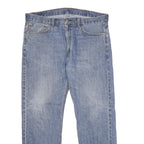 LEVI'S 505 Mens Jeans Blue Regular Straight Denim Medium W38 L32 Classic Cotton