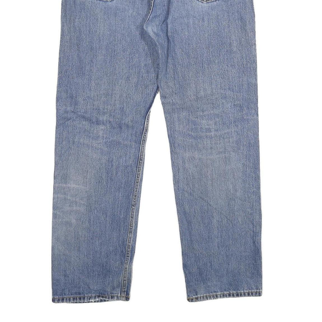 LEVI'S 505 Mens Jeans Blue Regular Straight Denim Medium W38 L32 Classic Cotton