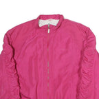 HEAD Womens Pink Jacket M Polyester Zip Plain Lightweight Sportswear