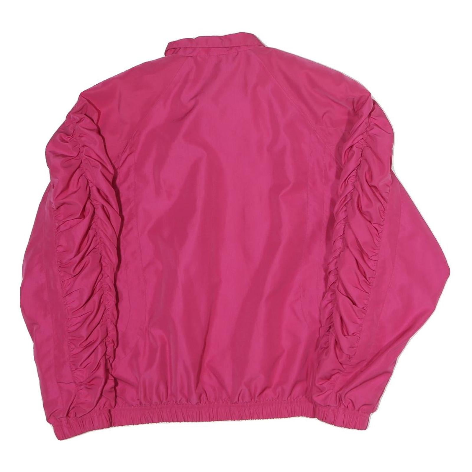 HEAD Womens Pink Jacket M Polyester Zip Plain Lightweight Sportswear