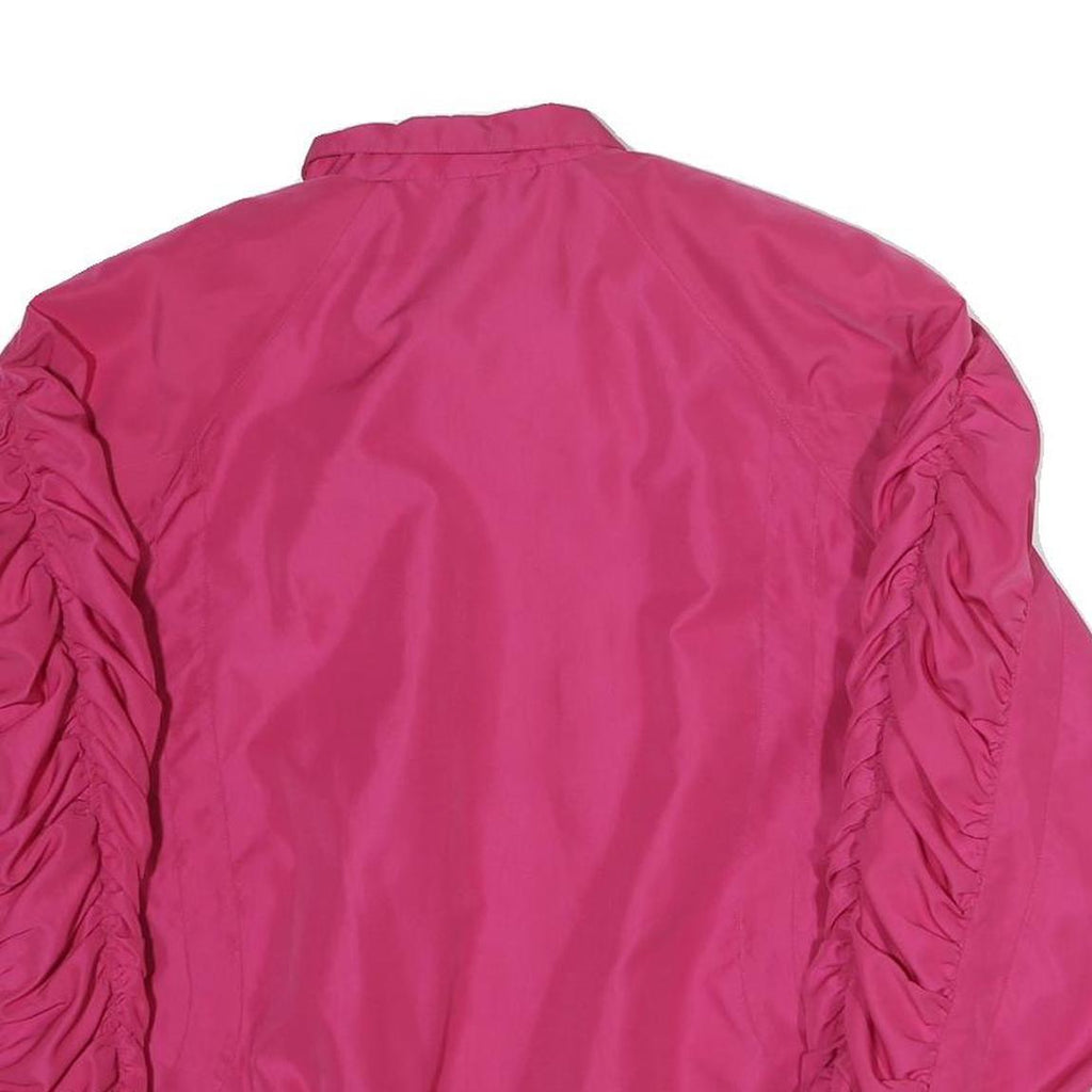 HEAD Womens Pink Jacket M Polyester Zip Plain Lightweight Sportswear