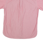 TOMMY HILFIGER Mens Red & White Stripe Shirt Cotton Blend M Casual Classic