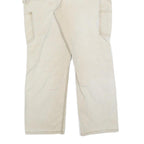 CARHARTT Womens Cotton Blend Beige Regular Straight Trousers W36 L30 Workwear