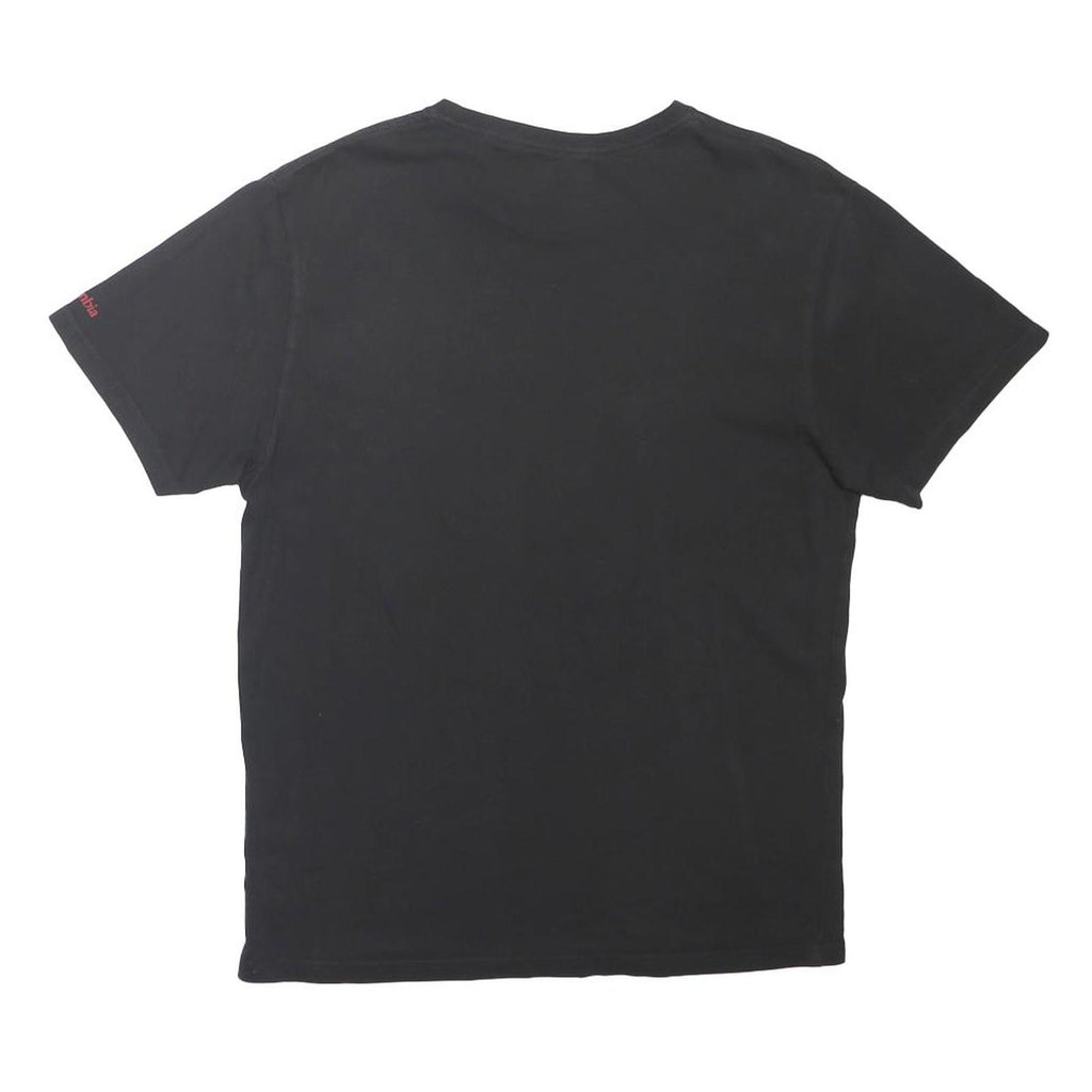 COLUMBIA Mens Black Graphic T-Shirt M Short Sleeve Crew Neck Outdoor Casual