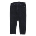 CARHARTT WIP Mens Cotton Slim Black Corduroy Trousers W33 L29 Comfortable