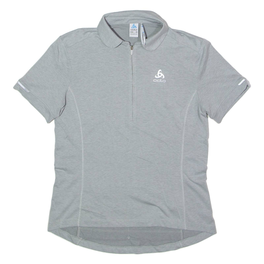 ODLO Cycling Womens Jersey Grey Collared S
