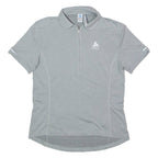 ODLO Cycling Womens Jersey Grey Collared S
