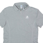 ODLO Cycling Womens Jersey Grey Collared S