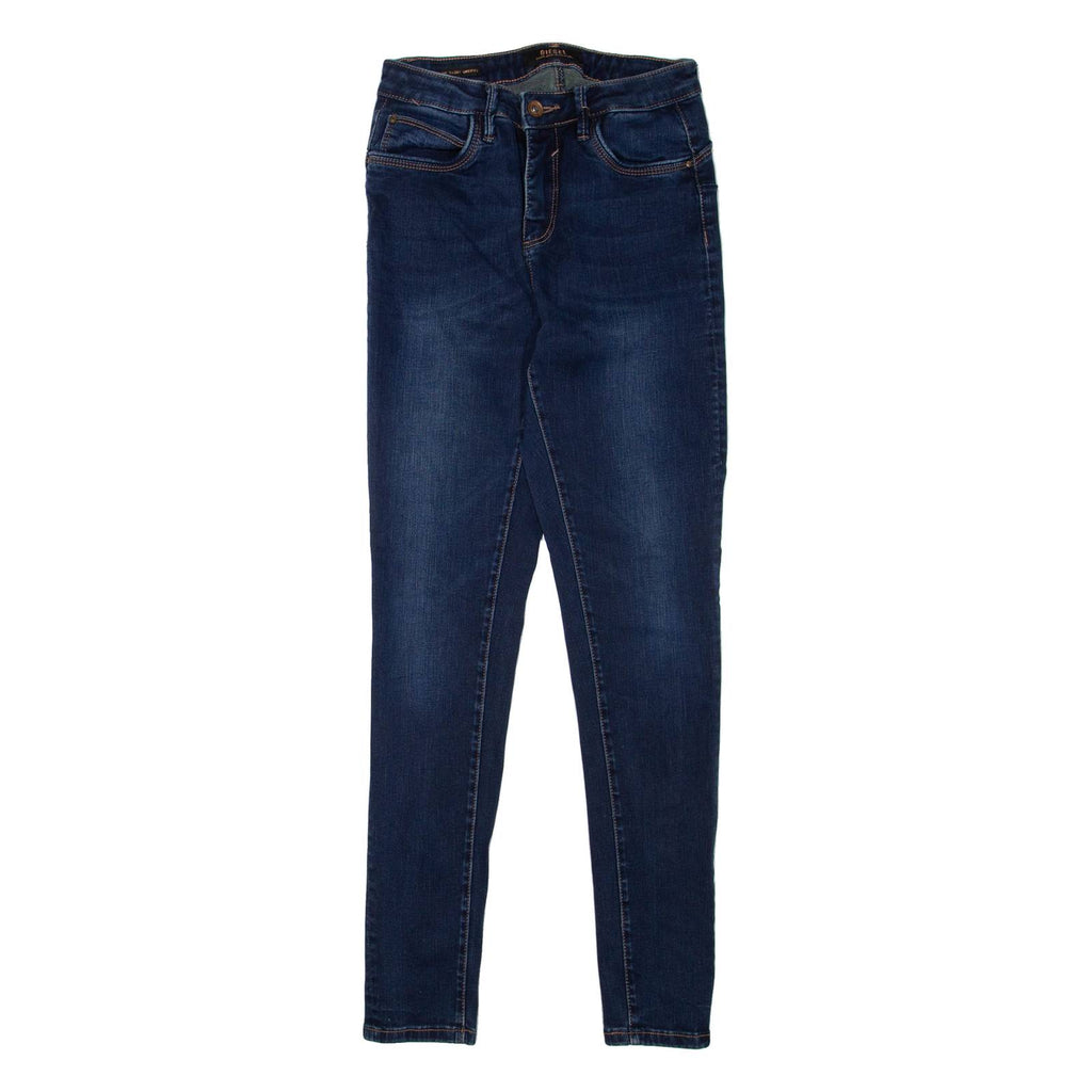 DIESEL Womens Jeans Blue Regular Skinny W24 L28