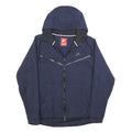 NIKE Mens Navy Blue Full Zip Hoodie M Sportswear Casual Lightweight