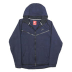 NIKE Mens Navy Blue Full Zip Hoodie M Sportswear Casual Lightweight