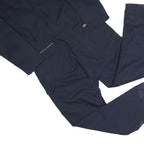 DICKIES Mens Navy Blue Dungarees Regular Polyester Blend L W40 L32 Workwear