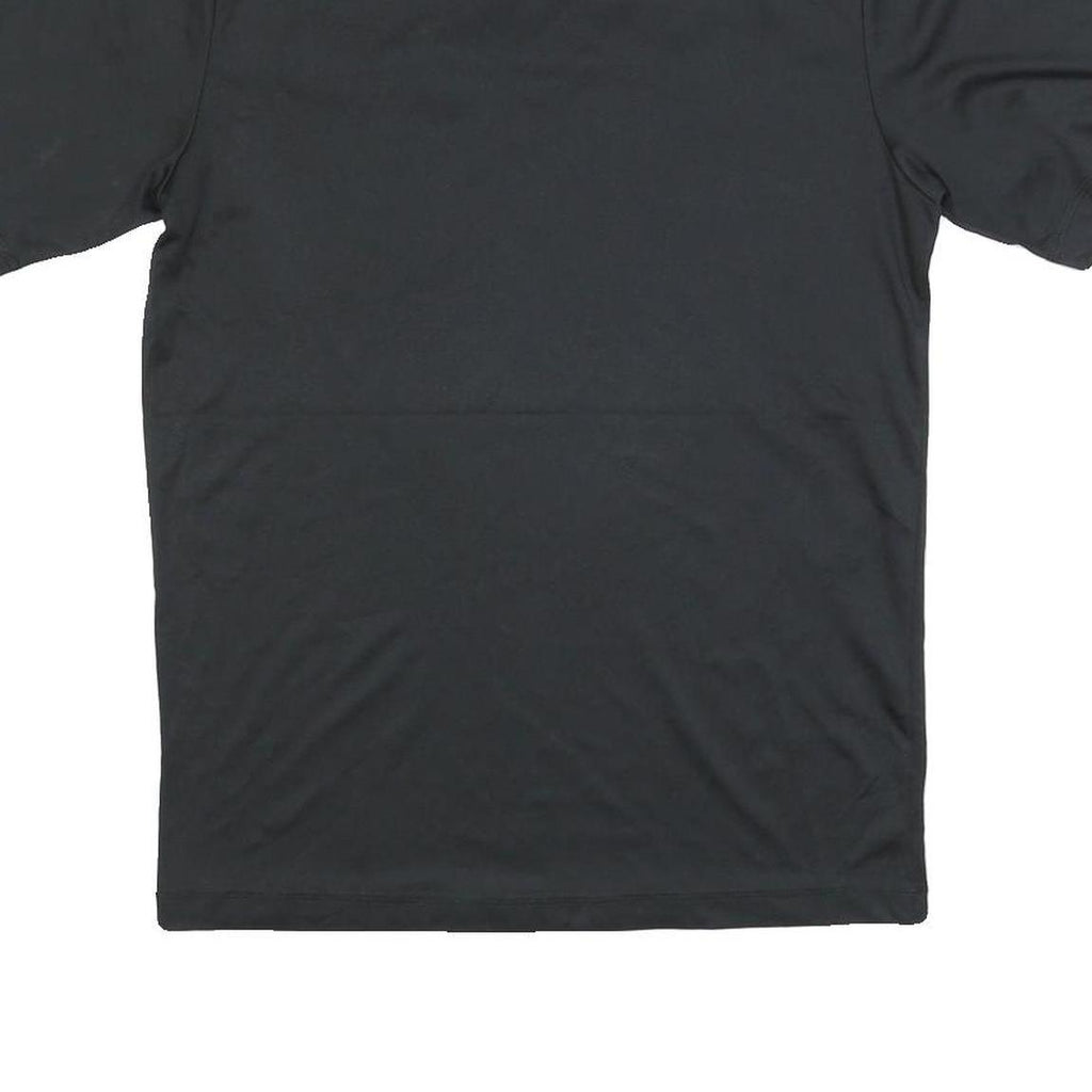 NFL Mens Black Raiders Football Graphic T-Shirt M Short Sleeve Crew Neck