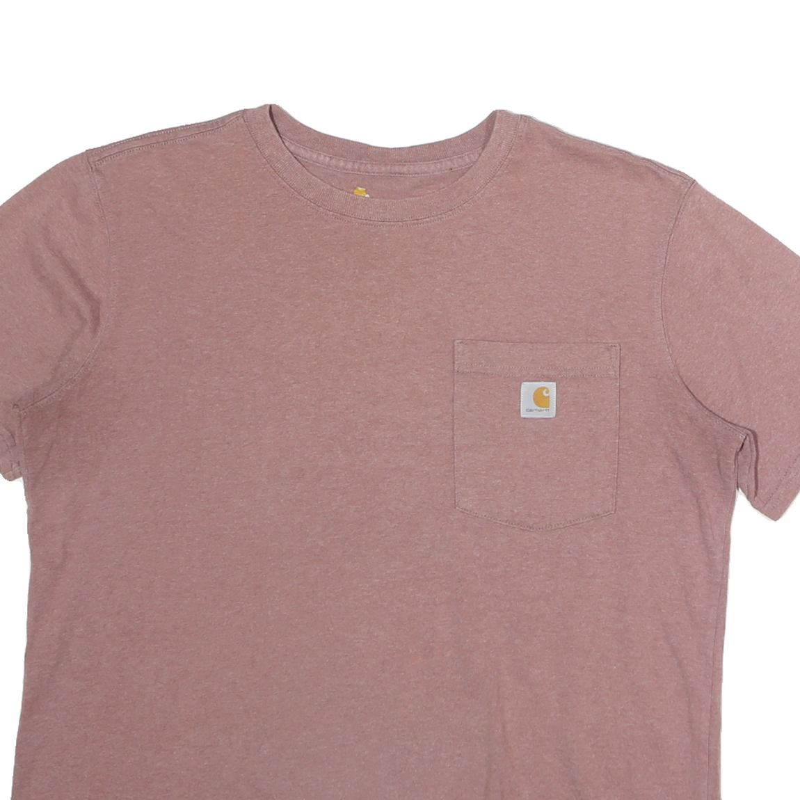 CARHARTT Womens Pink Pocket T-Shirt M Short Sleeve Crew Neck Classic Cotton