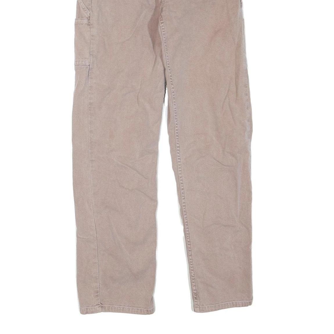 CARHARTT Mens Regular Fit Beige Jeans Denim W28 L30 Workwear Straight Cotton