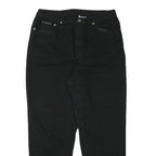 CALVIN KLEIN JEANS Mens Black Relaxed Straight Denim W32 L27 Casual Zip