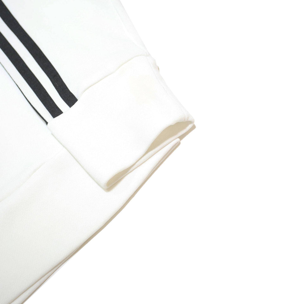 ADIDAS Womens White & Black Sweatshirt Crew Neck M Cotton Blend Casual