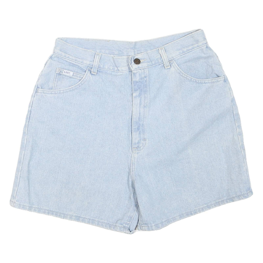 LEE Womens Shorts Blue Casual Denim L W32 Classic Fit Cotton Blend